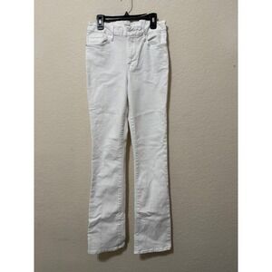 FRAME Le Mini Boot White Denim Jeans Women's Size 27 Bootcut Flare